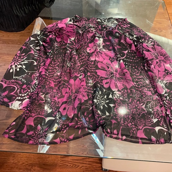 Riveria Flowered Coverup size 16 - Picture 1 of 3